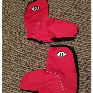 KB Cycling Shoe Covers Red Medium